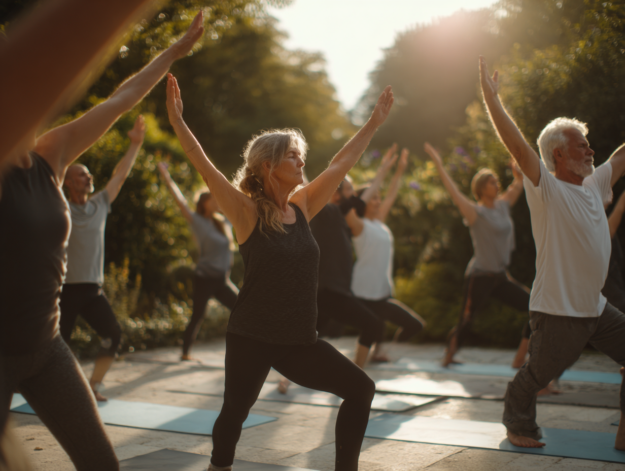 Практика йоги на природі